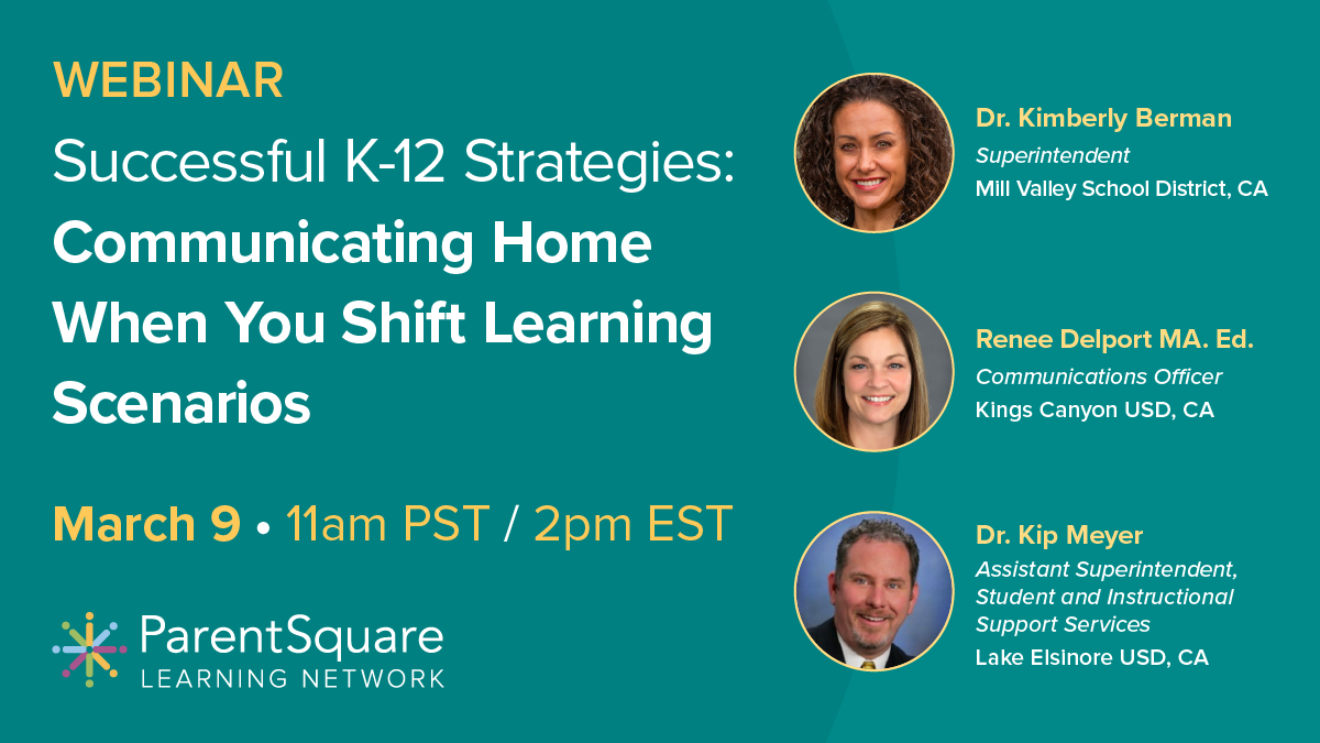 Successful K-12 Strategies: Communicating Home When You Shift Learning ...