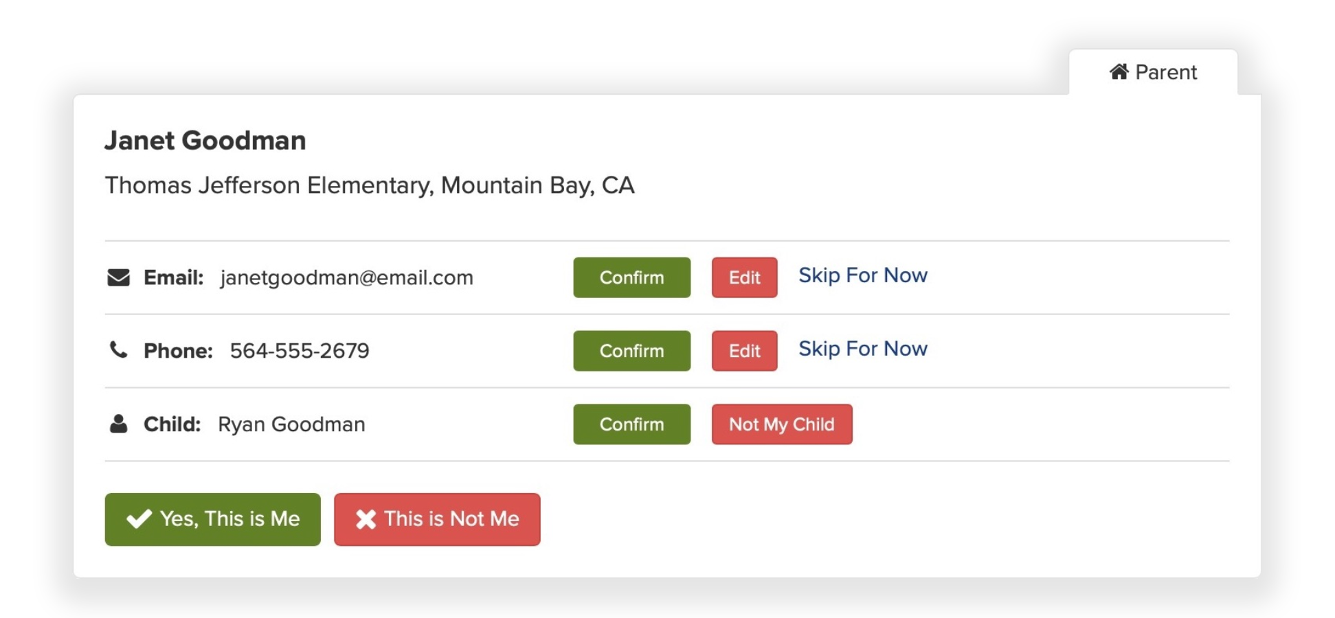Contact Verification Accuracy Parentsquare