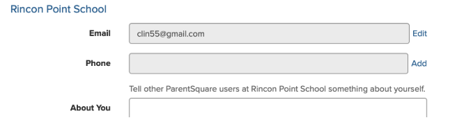 How to change contact details on ParentSquare