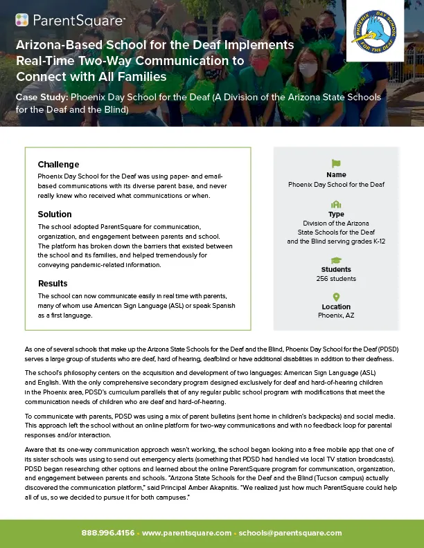 PDSD Case Study