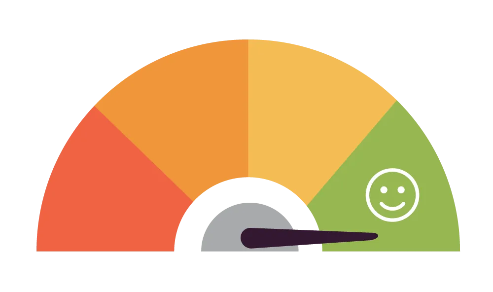 customer satisfaction gauge