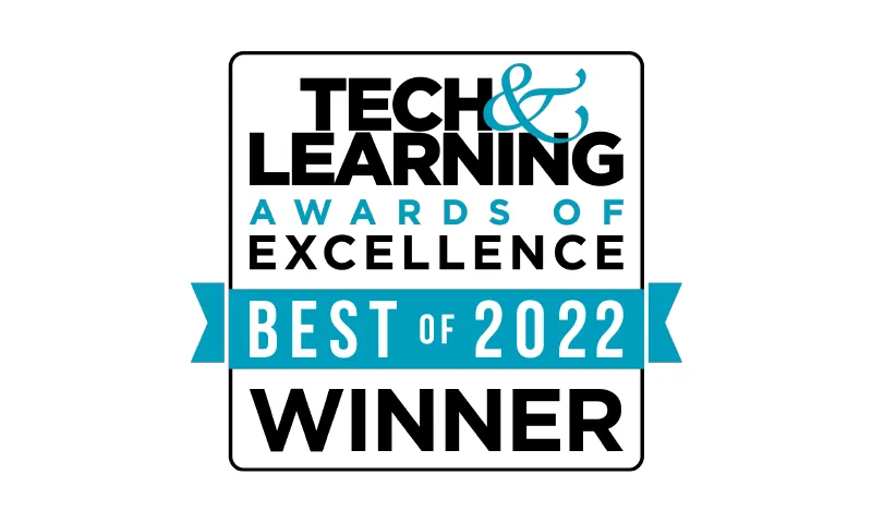 Tech & Learning Best of 22 Award Badge
