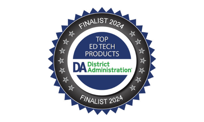 District Administration’s Top EdTech Products Awards Finalist Badge