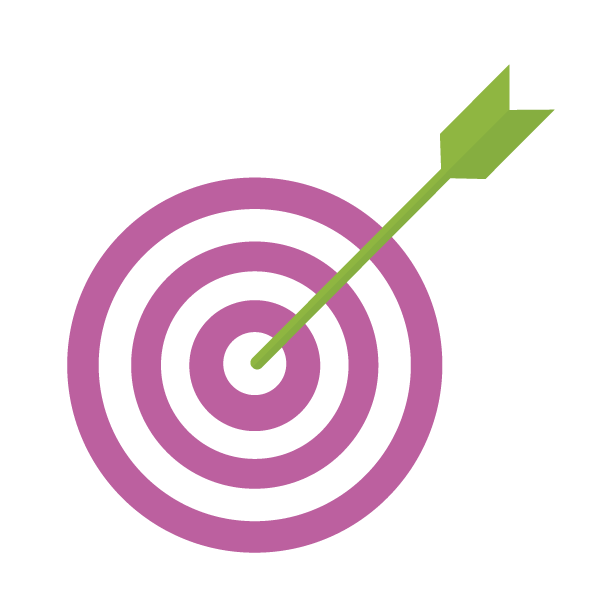 arrow in bullseye