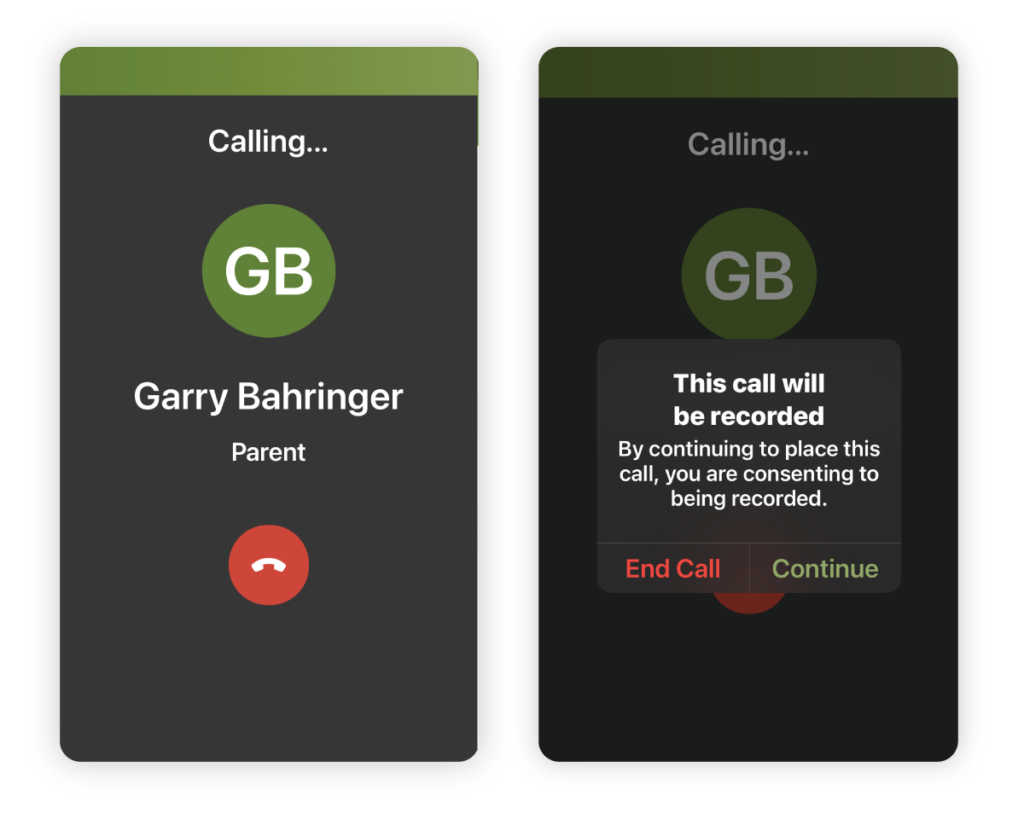 making a virtual phone call on mobile