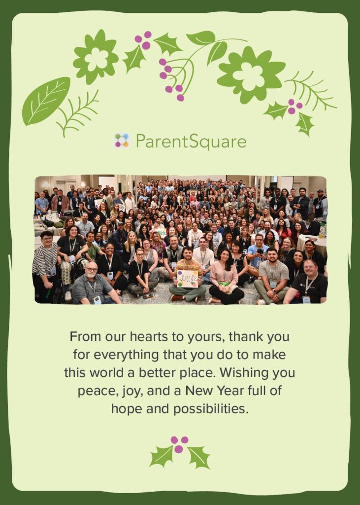 A Message from ParentSquare