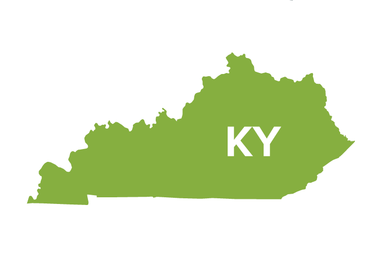 KY state outline