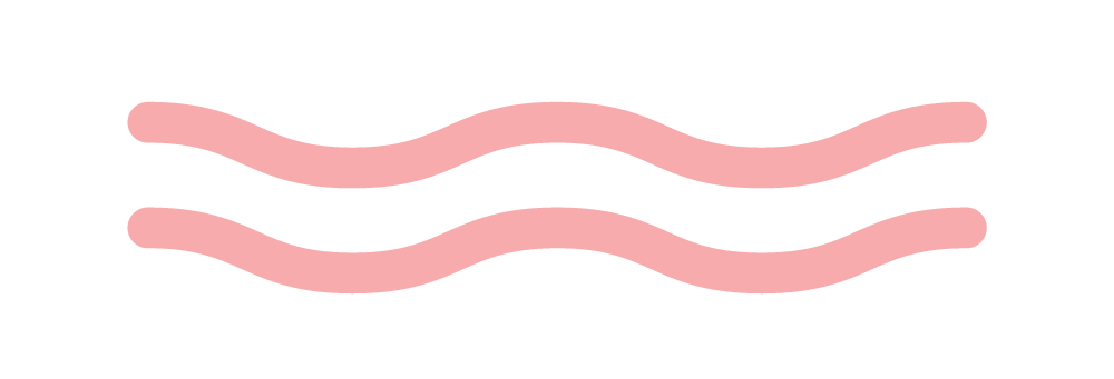 pink wave divider