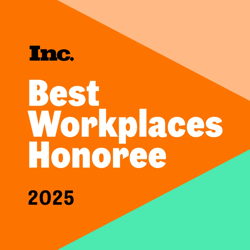 Inc. Best Workplaces Honoree 2025 badge