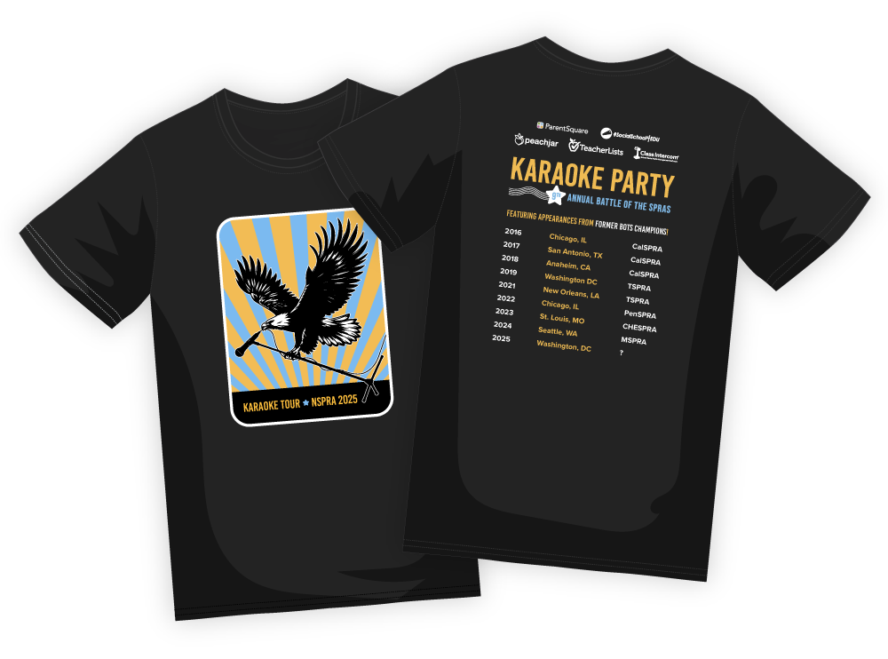 NSPRA karaoke shirts