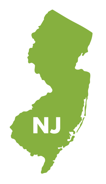 New Jersey state outline