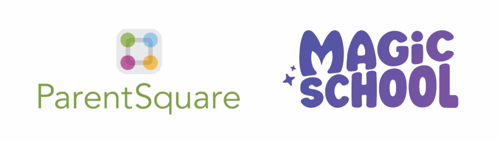 ParentSquare and Magic School logos
