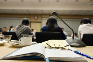 microphone in meeting room
