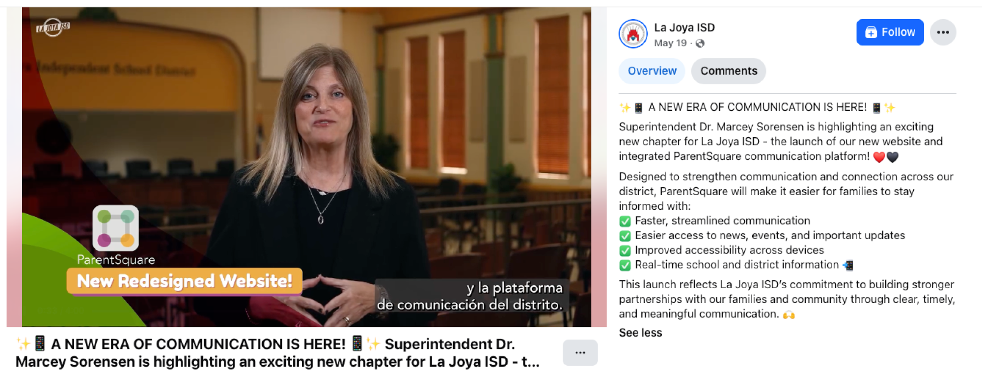 Everything schools need to reach every family from ParentSquare