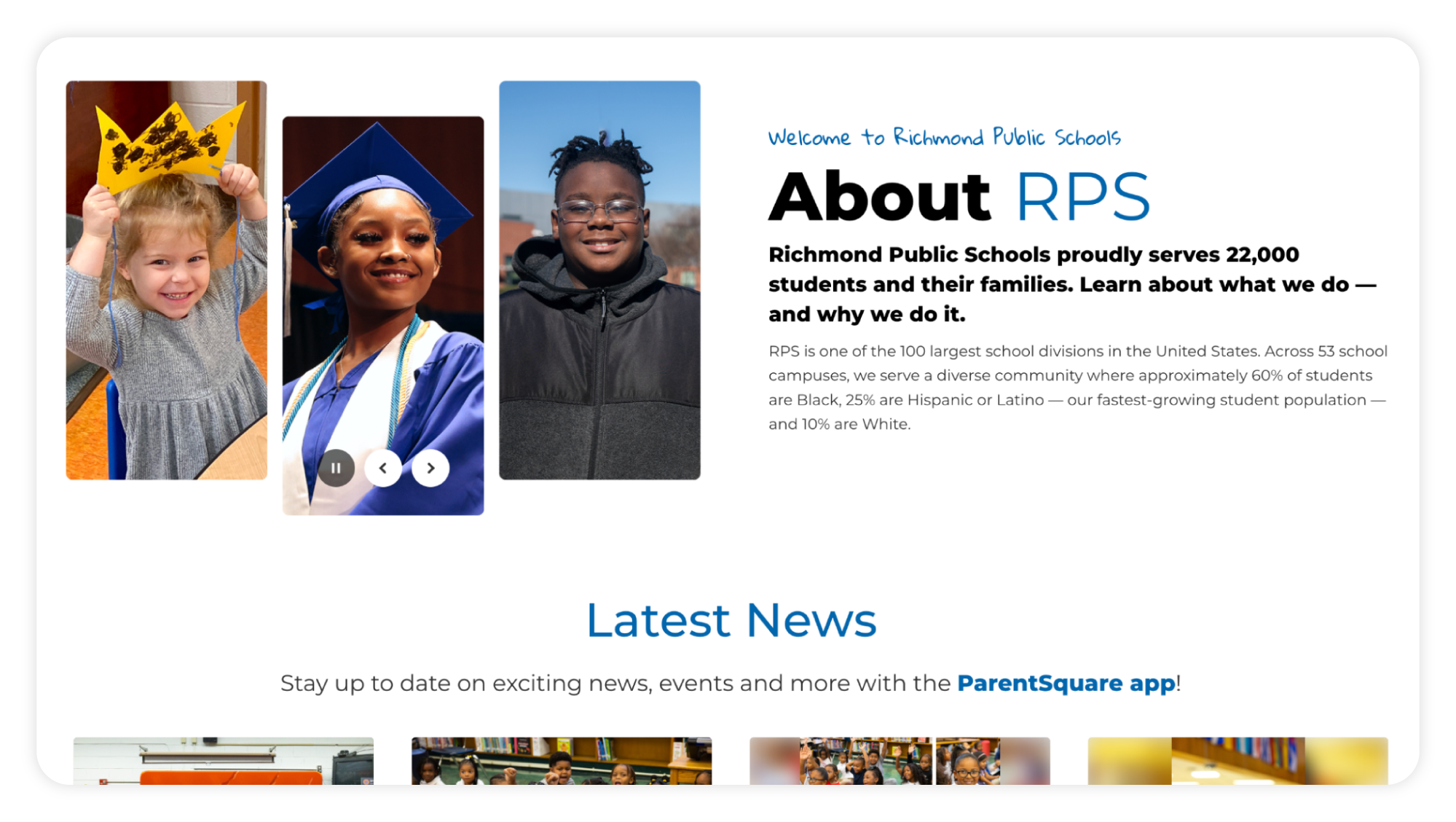 Richmond Public Schools about page
